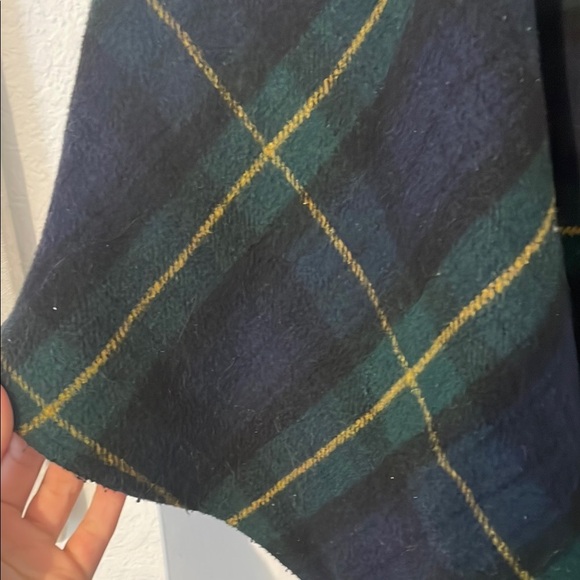Cartonnier Plaid Cape - Green and Blue - Picture 4 of 9